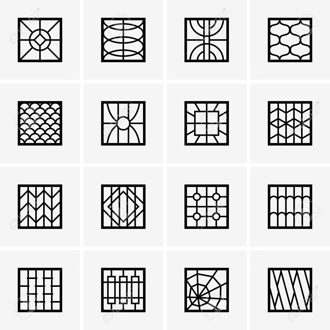 Window grill iron window grills