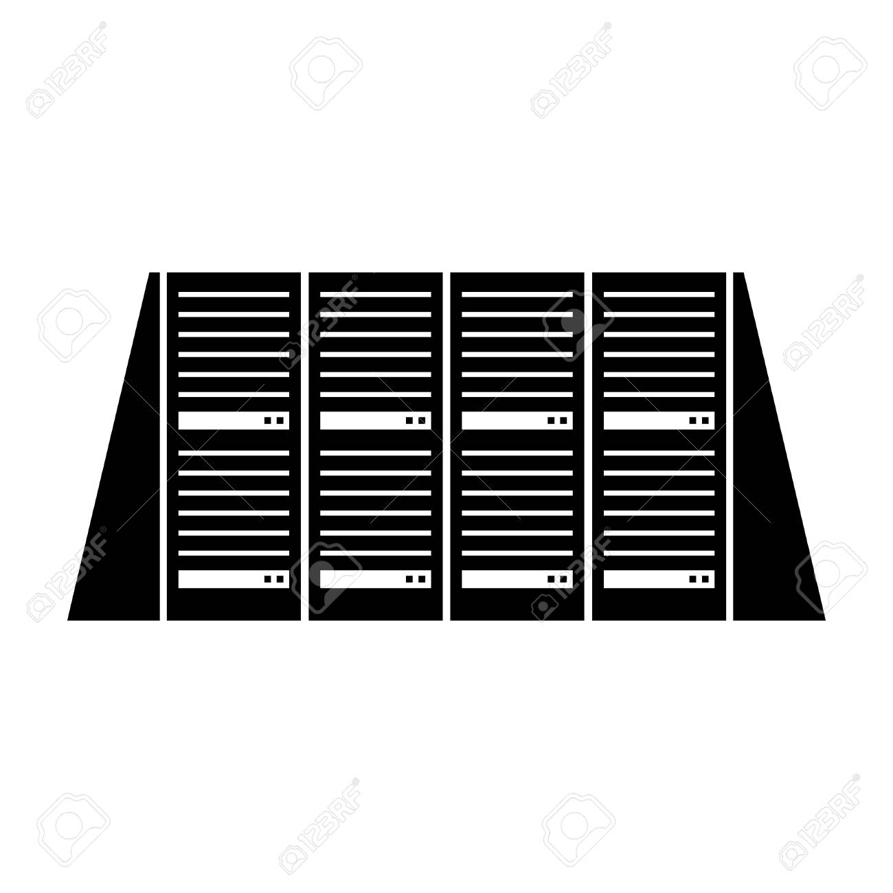 High Level Performance Supercomputer Royalty Free Cliparts Vectors And Stock Illustration Image