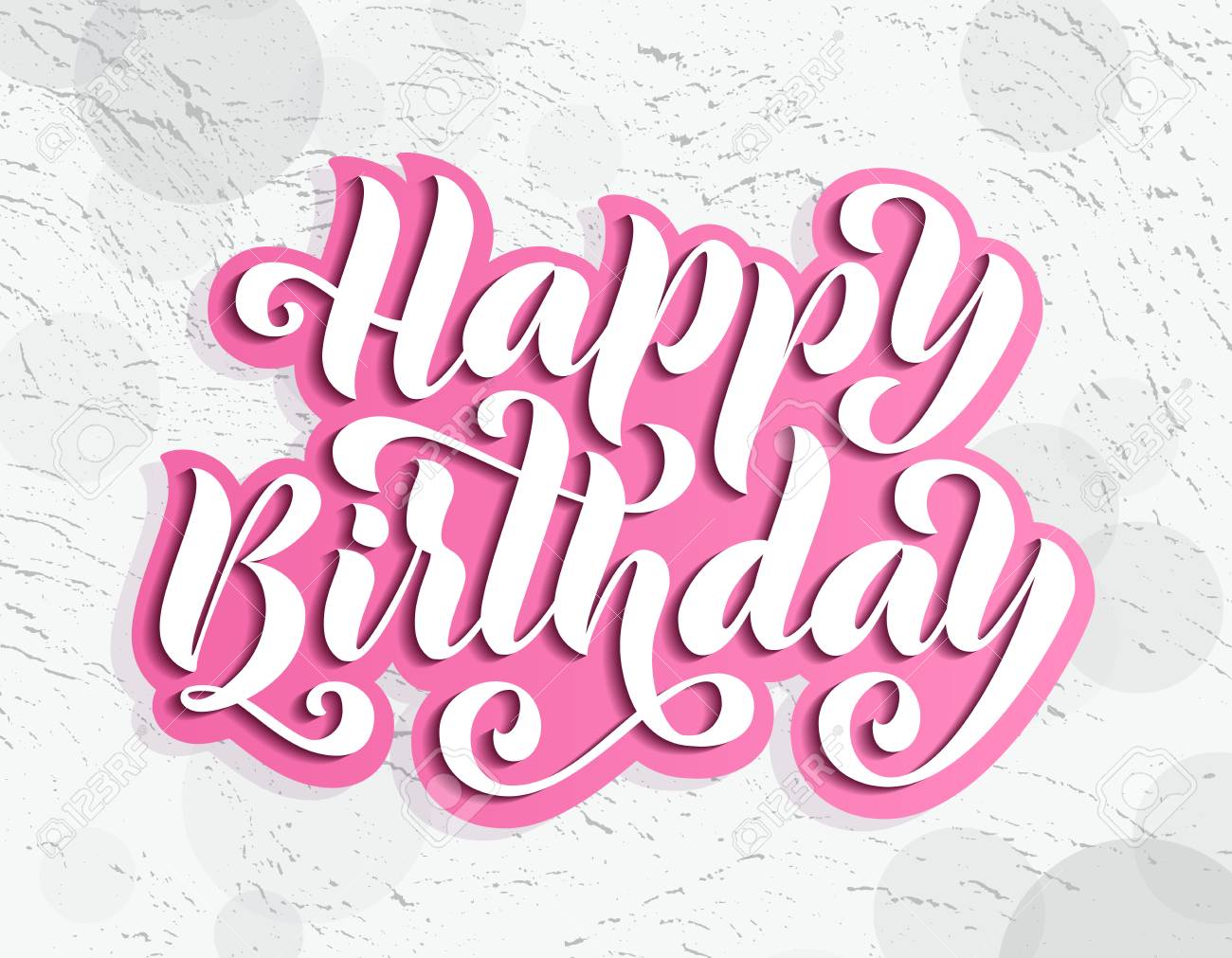 ハッピーバースデーレタリング画像イラストのイラスト素材 ベクタ Image