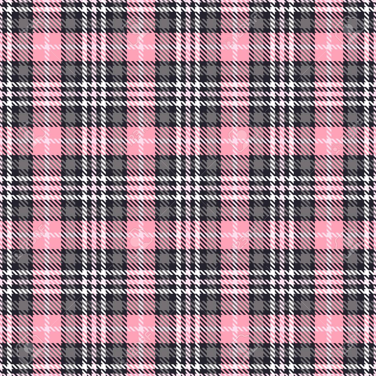 pink tartan dress