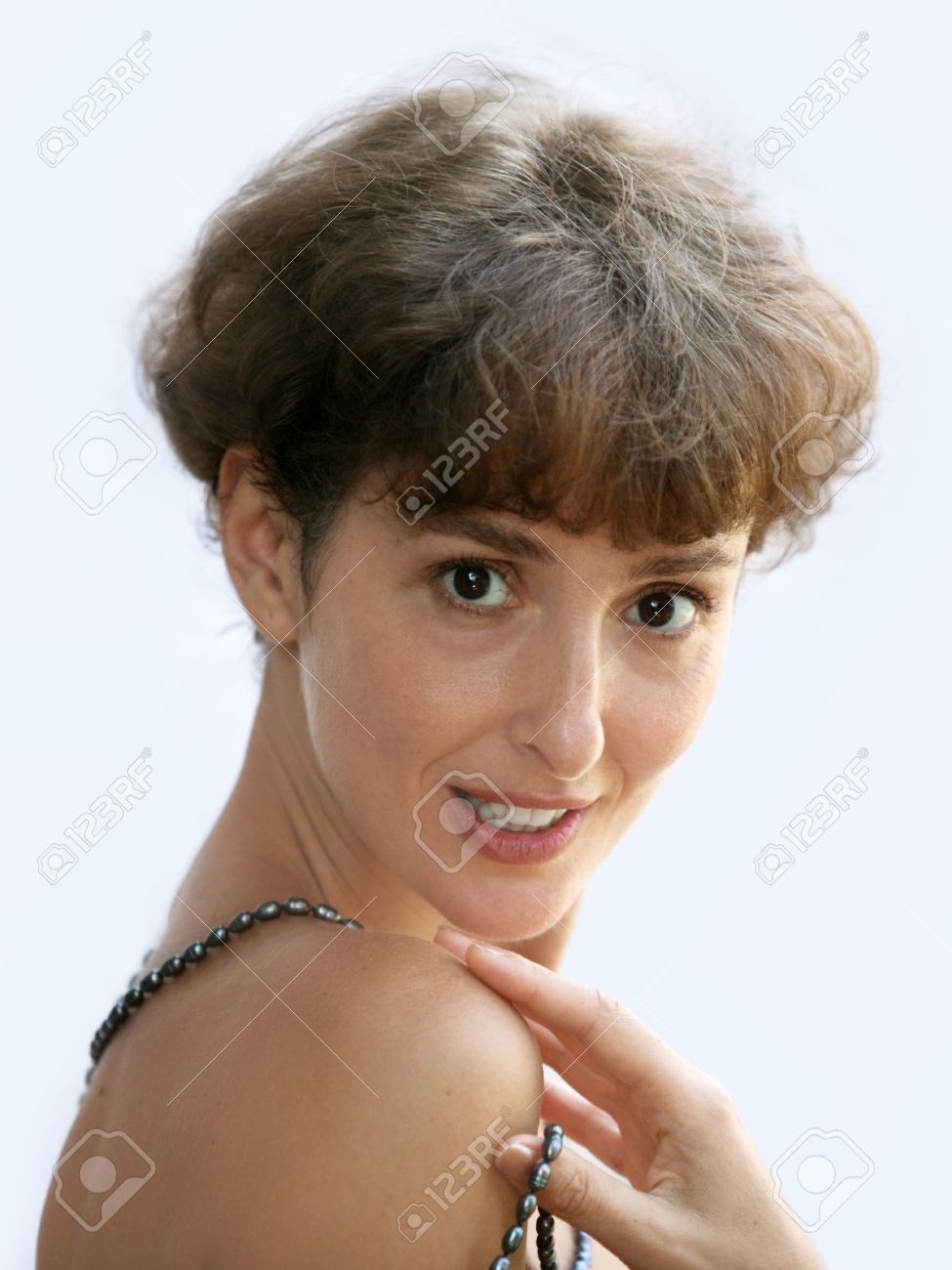 mature pearl necklace Granny pussy high res