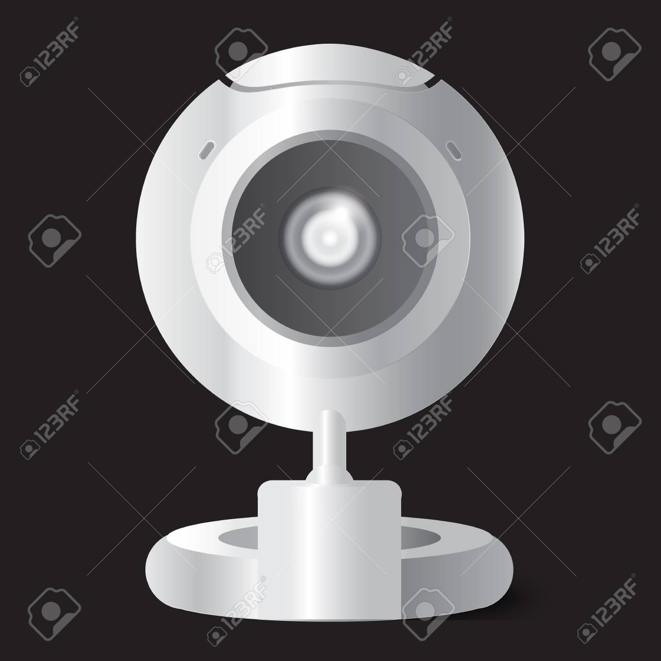 パソコンおよびノートブック用ベクター Web カメラのイラスト素材 ベクタ Image