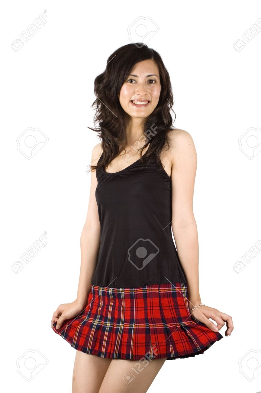 girls in short skirts