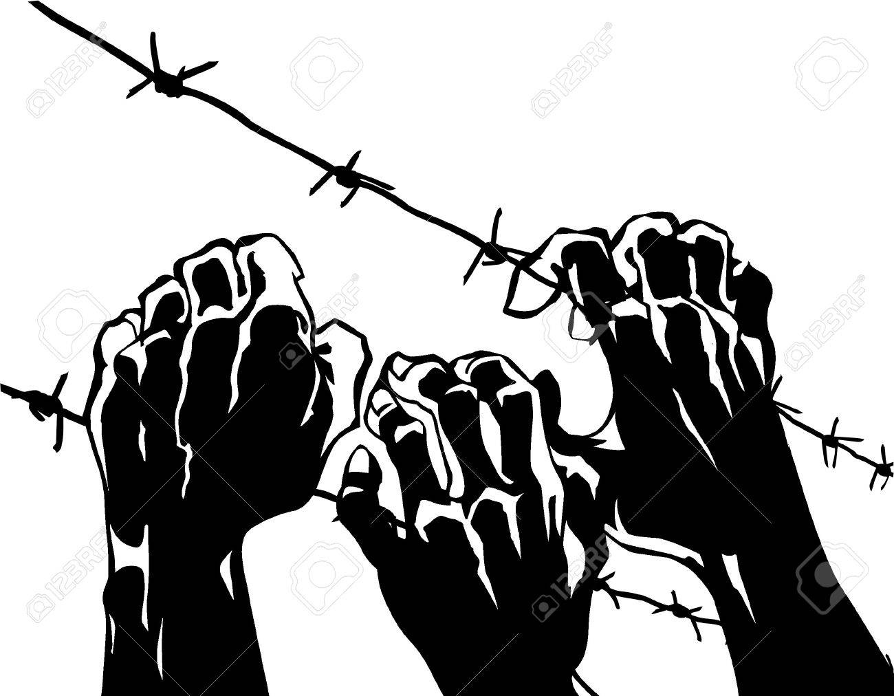 Barbed Wire Fence Drawing Barbed Wire Fence Drawing