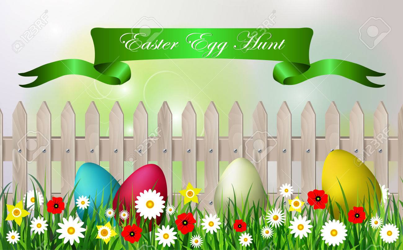 egg hunt background