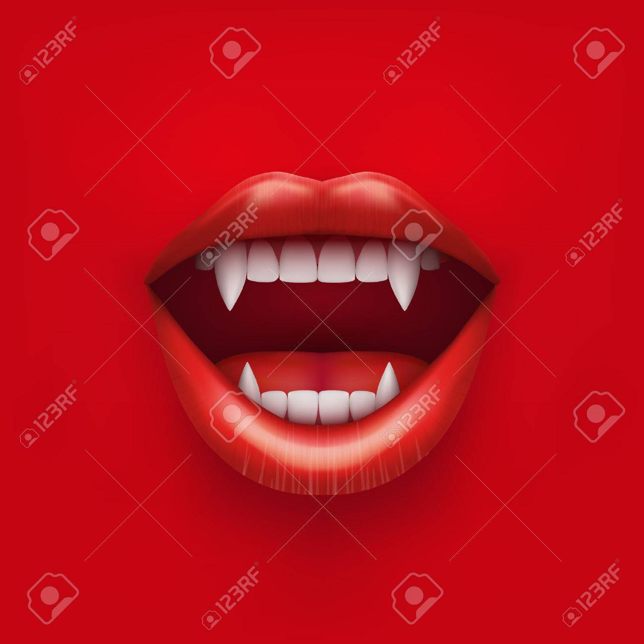 バック グラウンドで口を吸血鬼の開く赤い唇と白い背景の上ベクトル イラスト分離長い歯 のイラスト素材 ベクタ Image バック グラウンドで口を吸血鬼の開く赤い唇と白い背景の上ベクトル イラスト分離長い歯 のイラスト素材 ベクタ Image