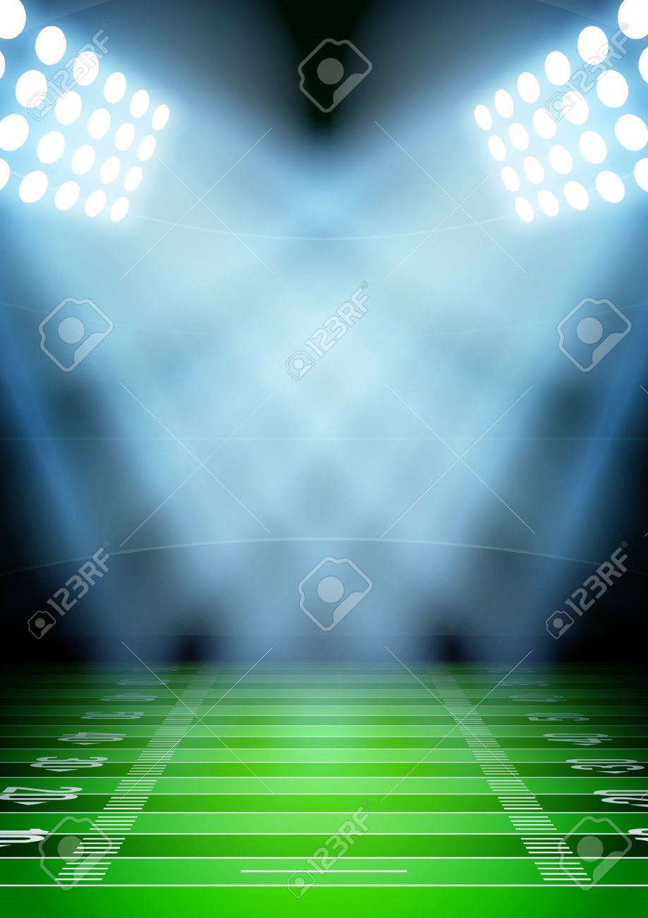 Vertical Background for posters night football stadium in the spotlight. Editable Vector Illustration. - 32362697 Vertical Background for posters night football stadium in the spotlight. Editable Vector Illustration. - 32362697
