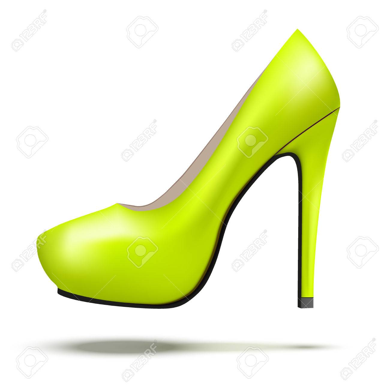 bright green heels