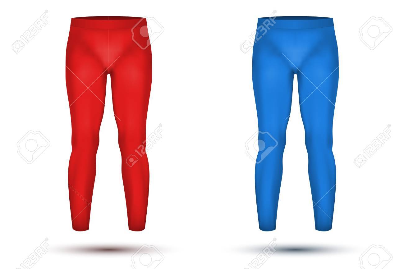 compression pants red