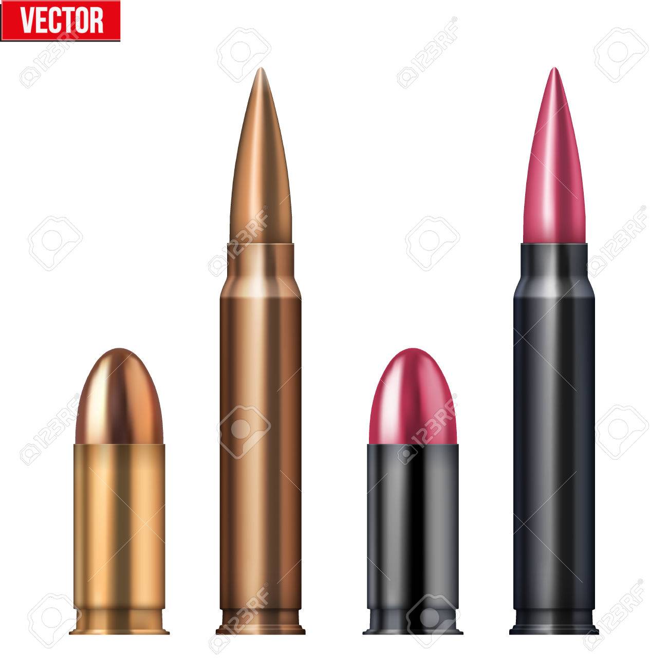 ライフルとリボルバーの弾丸 白の背景にベクトル イラスト分離 のイラスト素材 ベクタ Image ライフルとリボルバーの弾丸 白の背景にベクトル イラスト分離 のイラスト素材 ベクタ Image