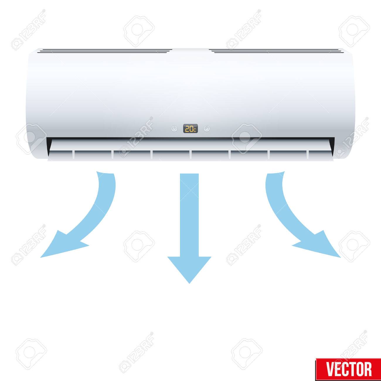 Classic Split Klimaanlage Haus System Mit Luftsperling