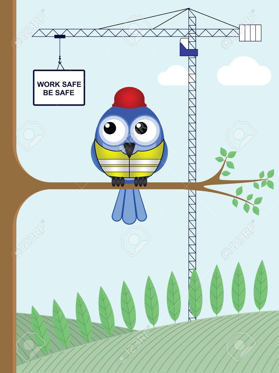 健康と安全工事安全安全であります のイラスト素材 ベクタ Image
