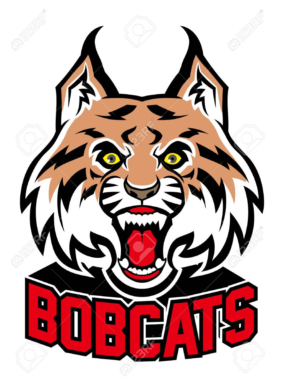 picture Mascot Bobcat Clipart bobcat sport mascot illustration royalty free cliparts vectors and stock illustration image 94680471