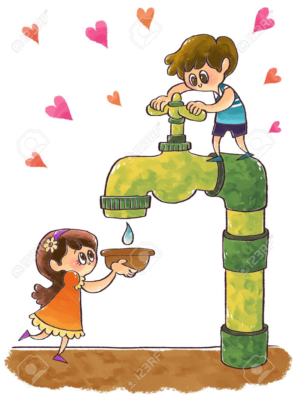 ilustración cuidado del medio ambiente fotos retratos imágenes y