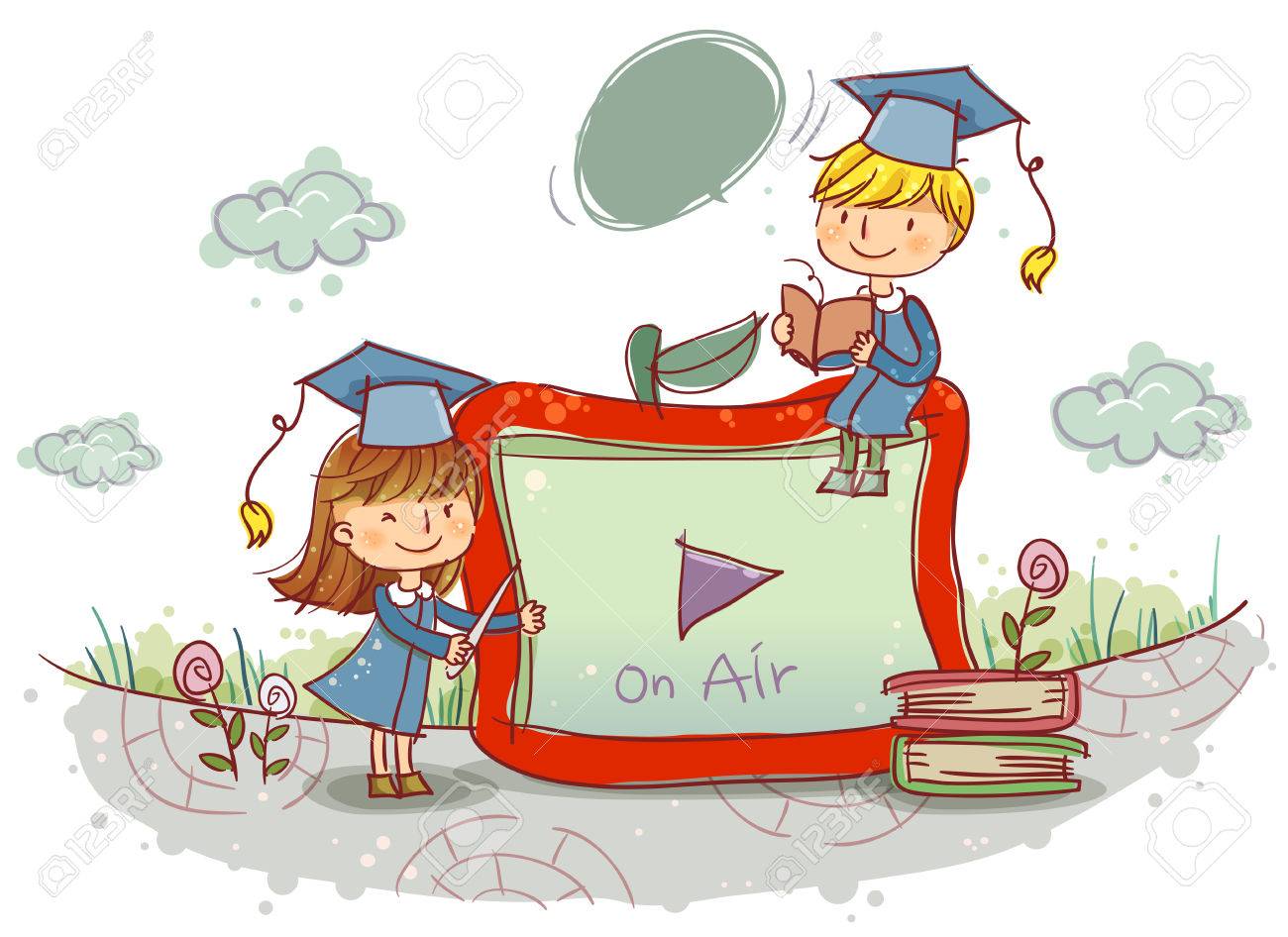 教育 学校生活イラスト の写真素材 画像素材 Image