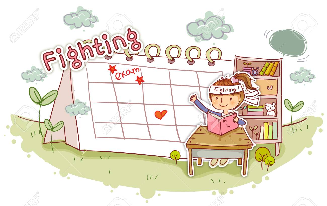 教育 学校生活 イラストを勉強 の写真素材 画像素材 Image