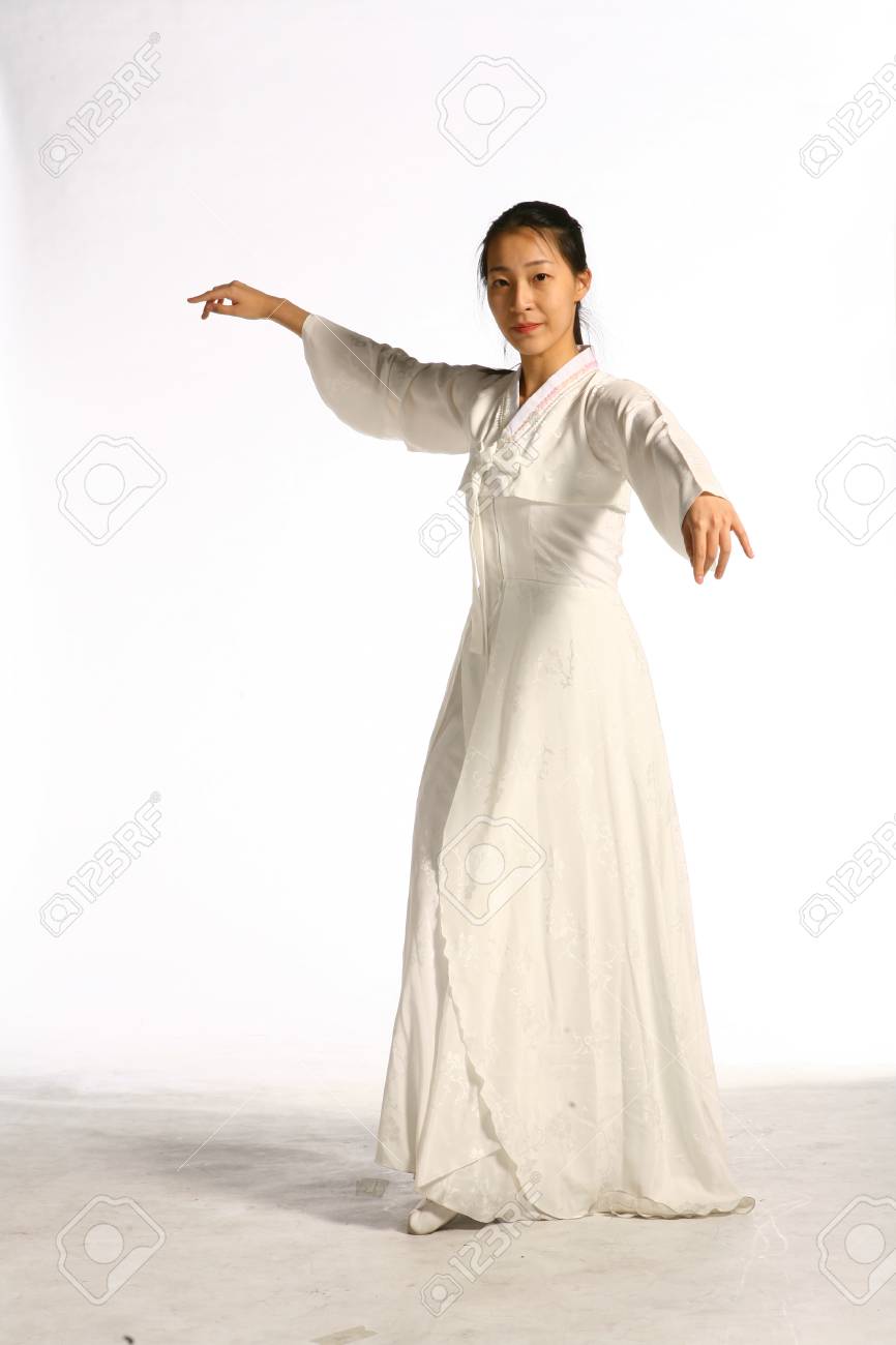 white hanbok