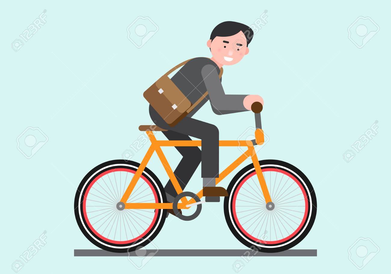 ビジネス イラスト 通勤 自転車に乗る のイラスト素材 ベクタ Image ビジネス イラスト 通勤 自転車に乗る のイラスト素材 ベクタ Image