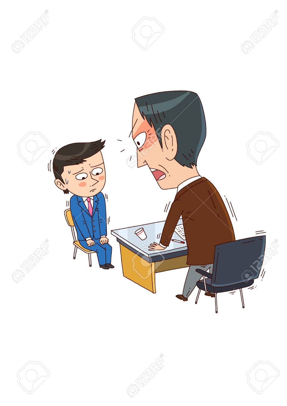 illustration of job market bad employers harsh work environment bad work environment
