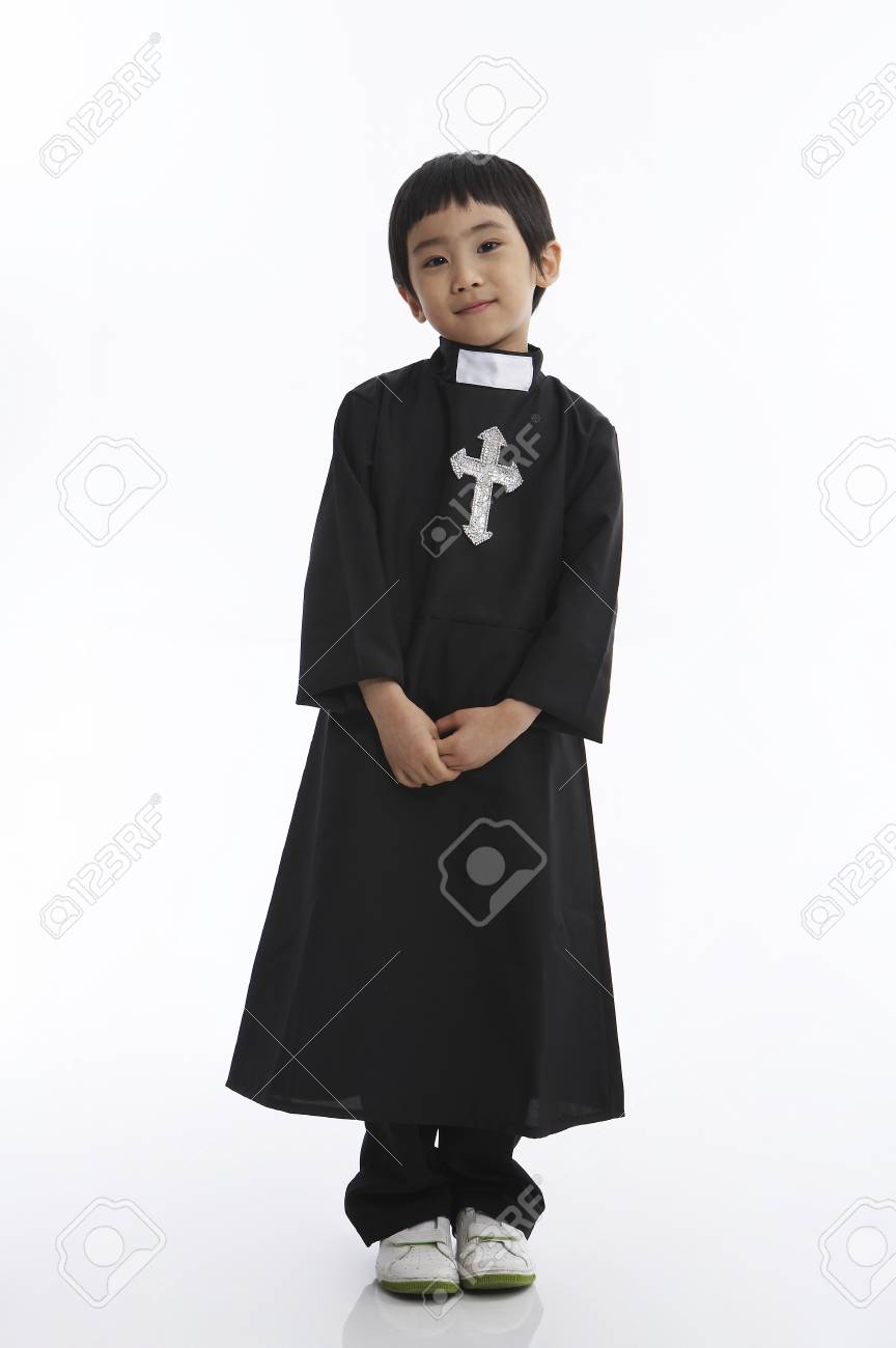 young asian boy wearing