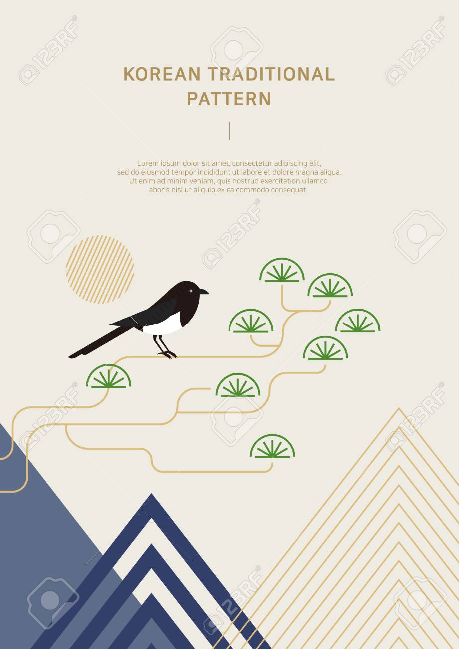 2019 new year poster, banner, and brochure design. Korean traditional background vector illustration. - 113949906 2019 new year poster, banner, and brochure design. Korean traditional background vector illustration. - 113949906