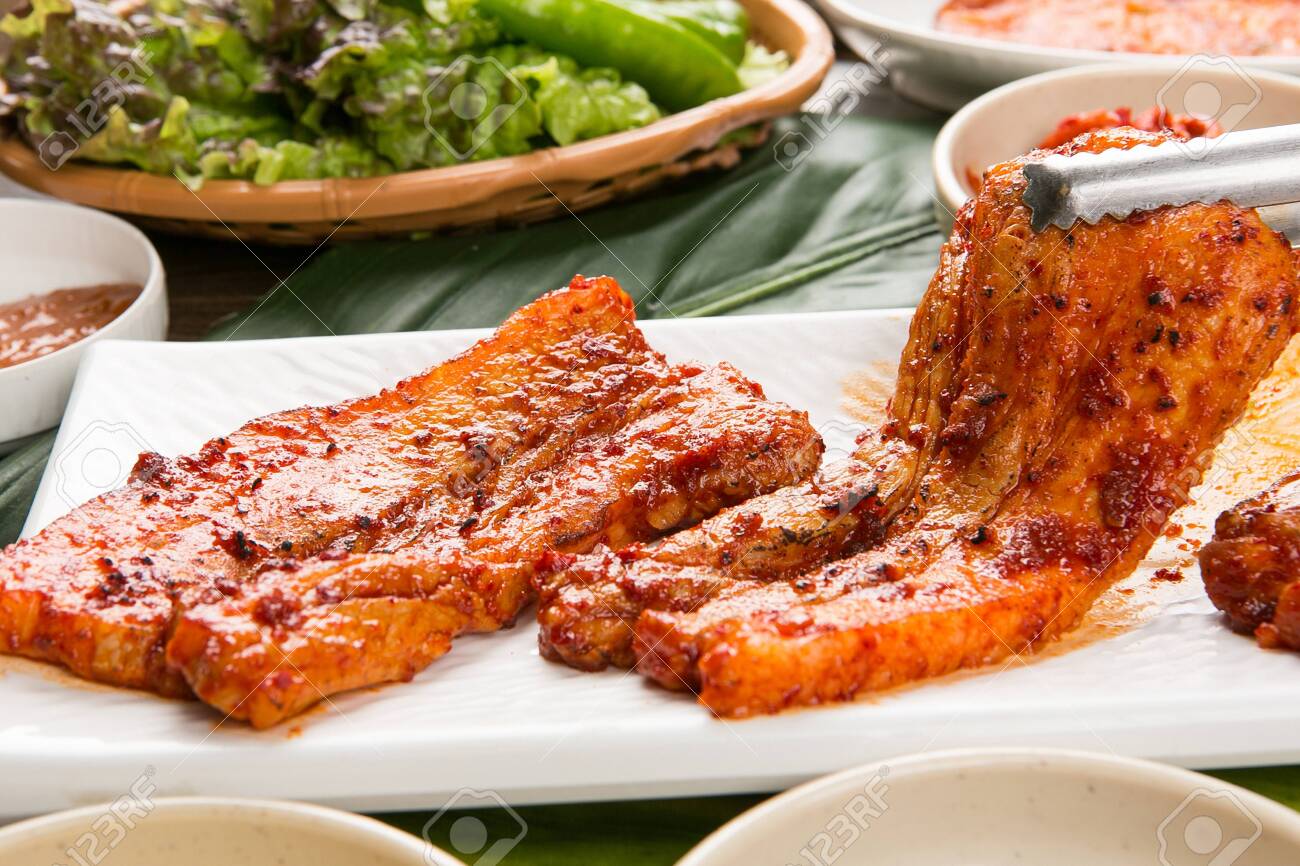 Food Baked Samgyupsal Recipe Korean Samgyupsal Recipe Pork