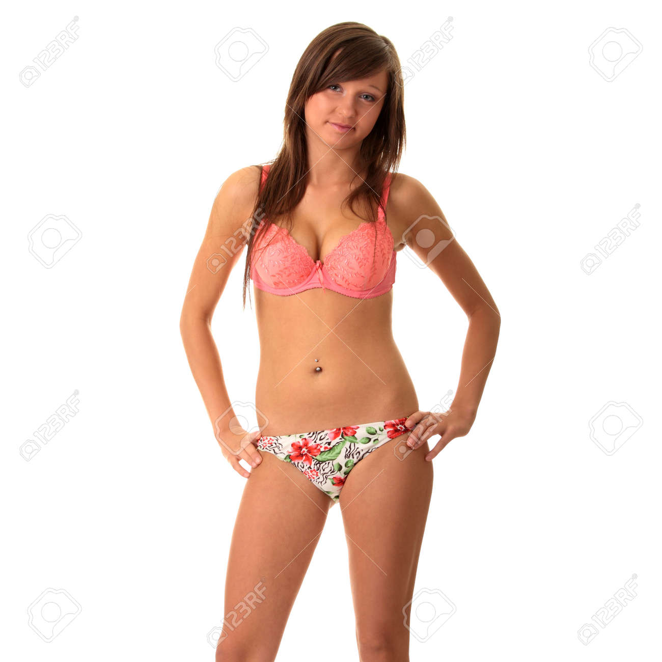 Bikini teeny brunette in XXX pictures Bikini teeny brunette in
