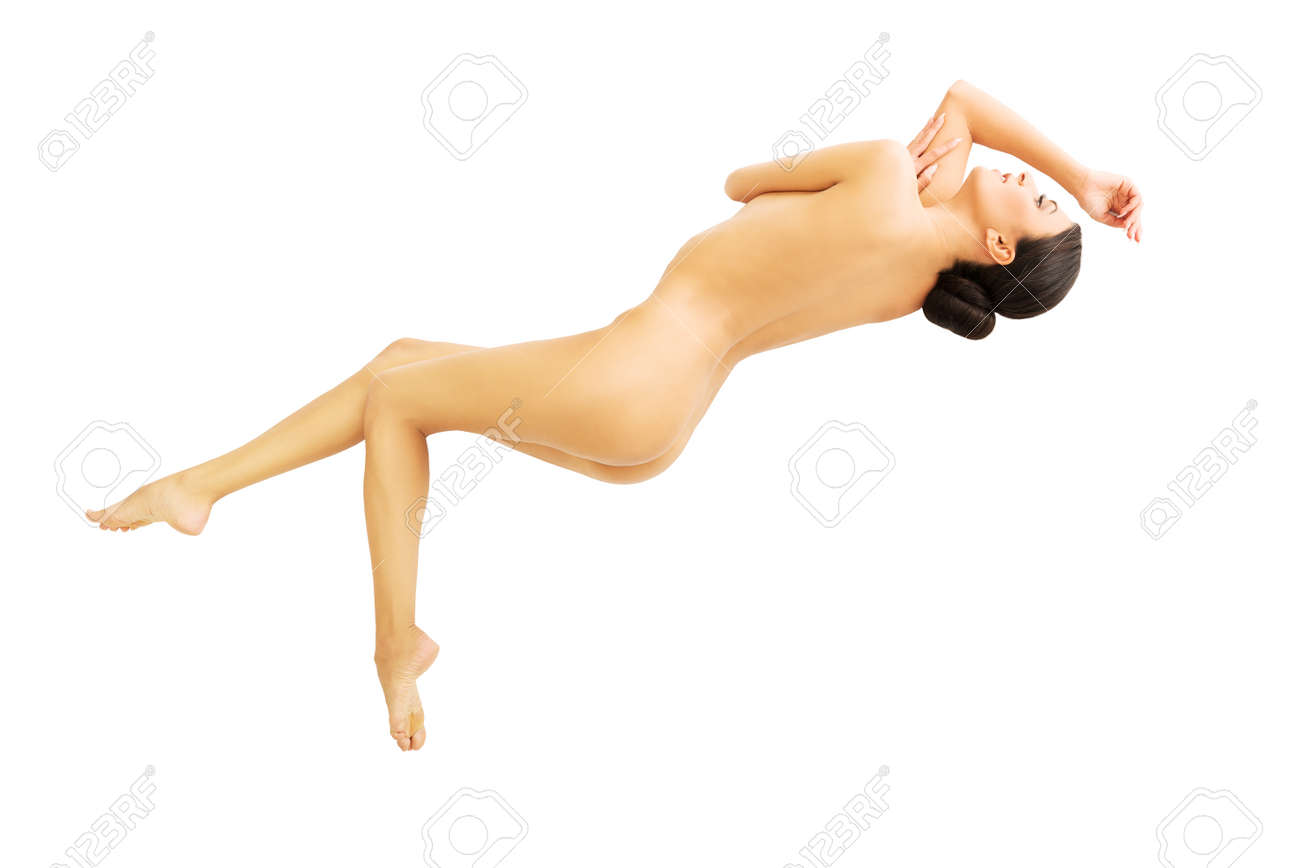 彼女 裸 彼女の側に横になっている裸の女のビューよりも上。の写真素材・画像素材 Image 34119785