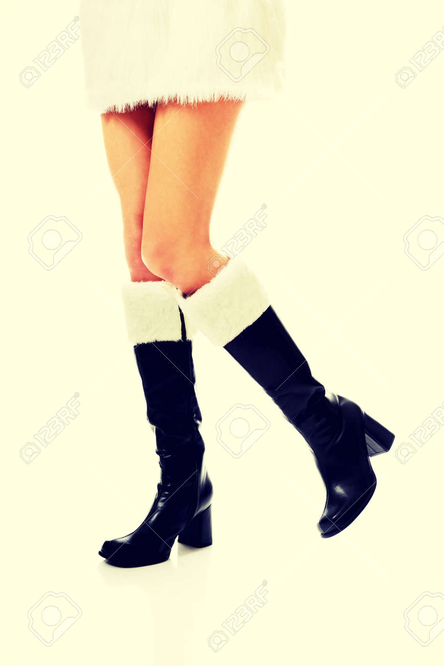 slim leg thigh high boots