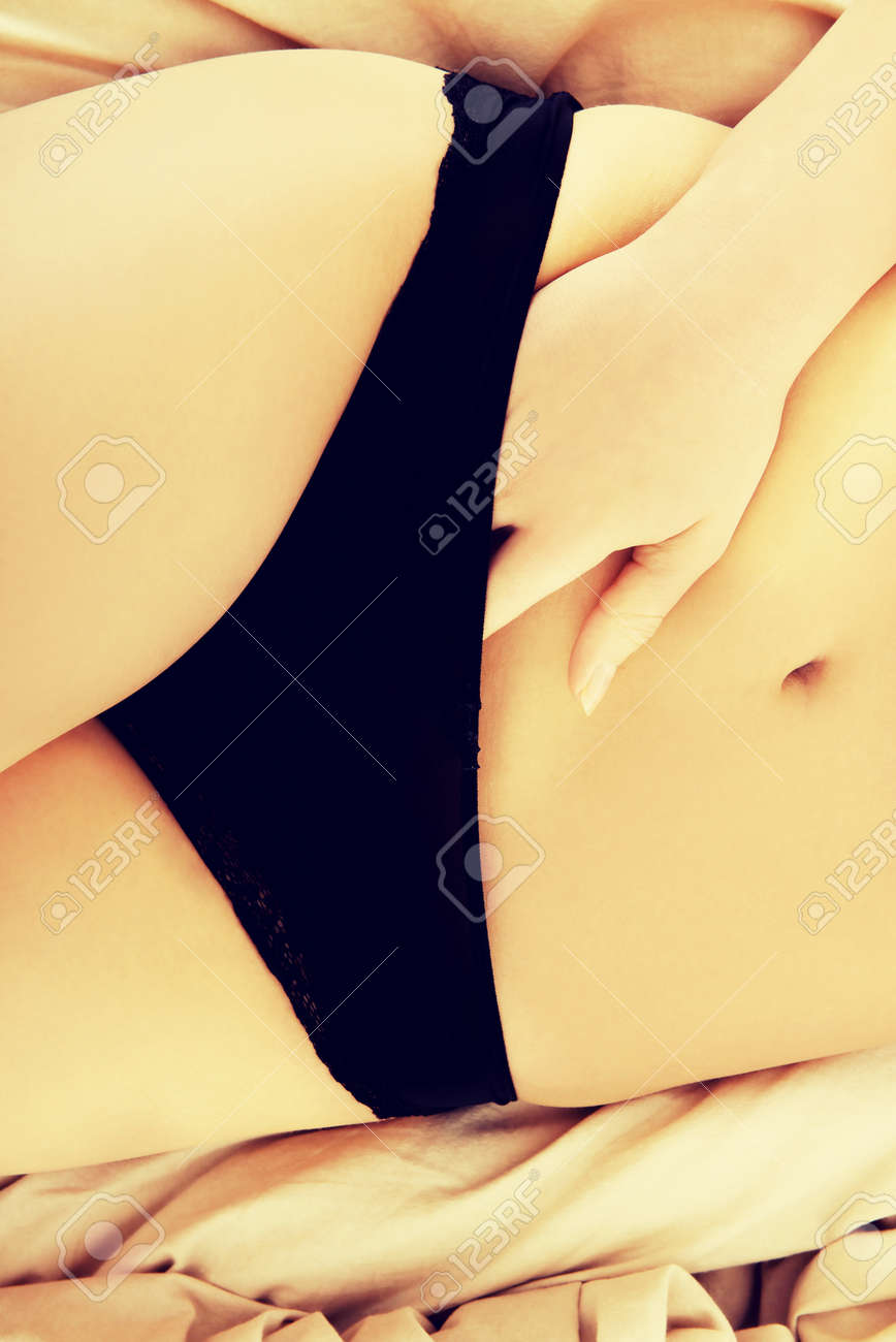 Young Playful Woman With Her Hand In Panties. Stock Photo, Picture and  Royalty Free Image. Image 50762411.