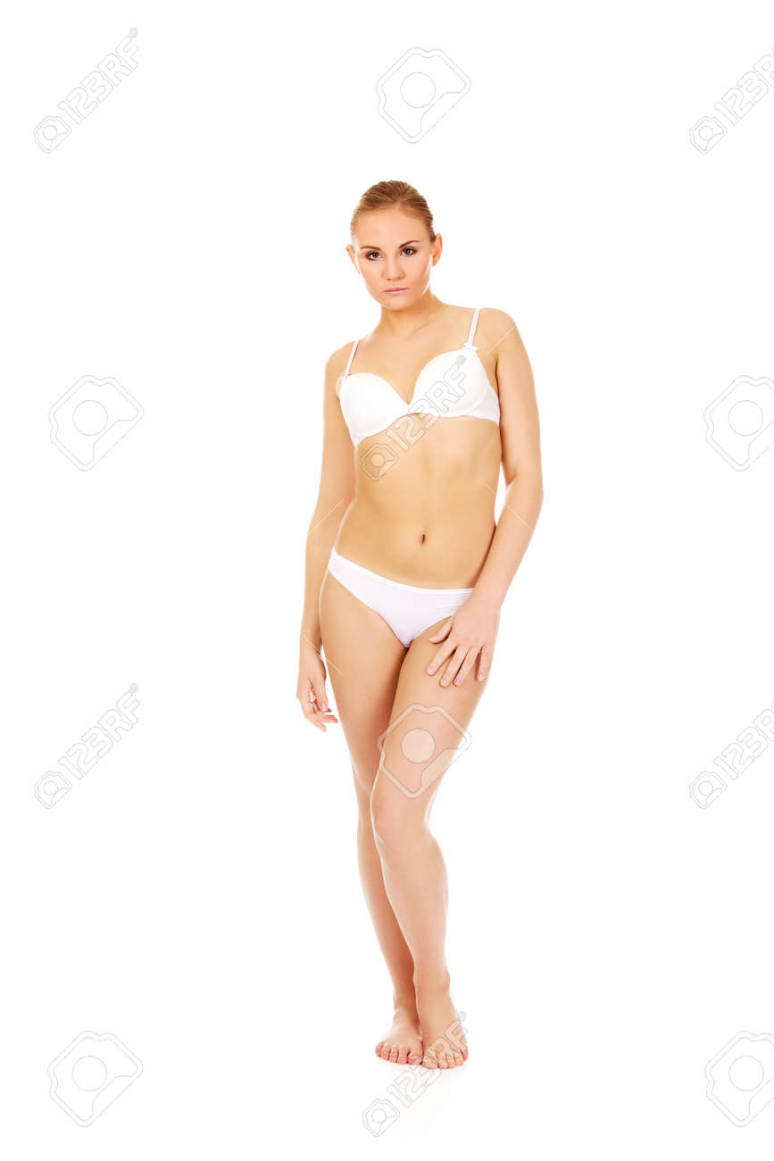 白い下着姿でのセクシーな女性 の写真素材 画像素材 Image 白い下着姿でのセクシーな女性 の写真素材 画像素材 Image