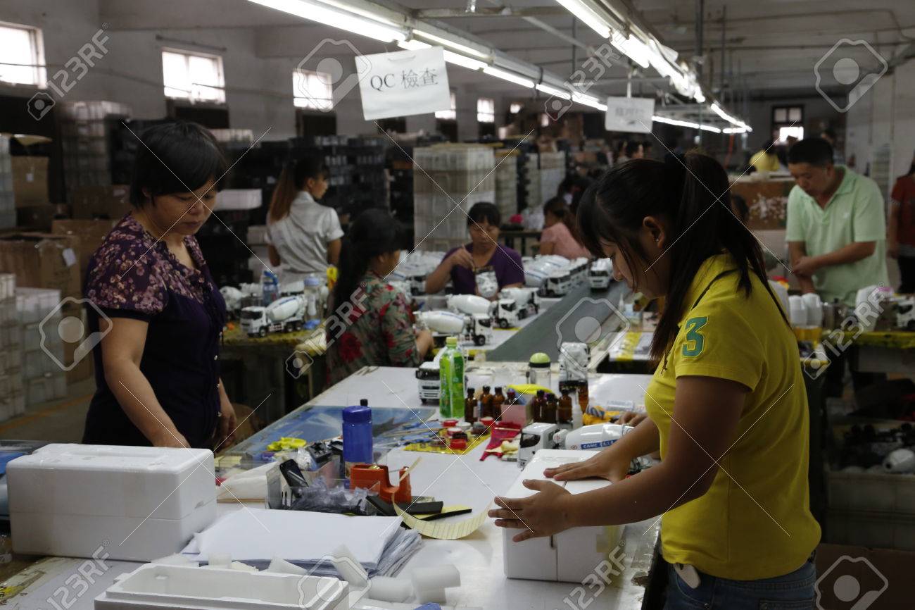 production line workers