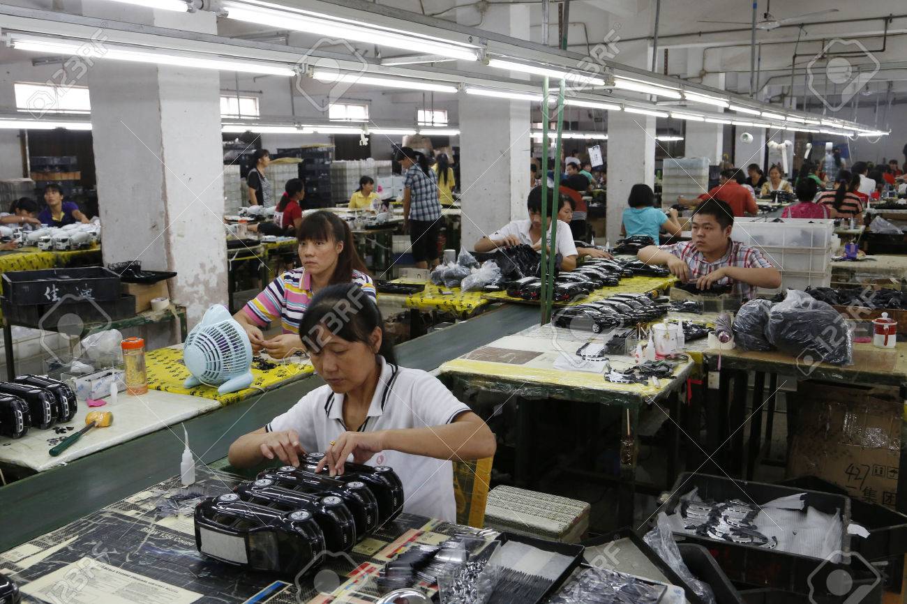 production line workers