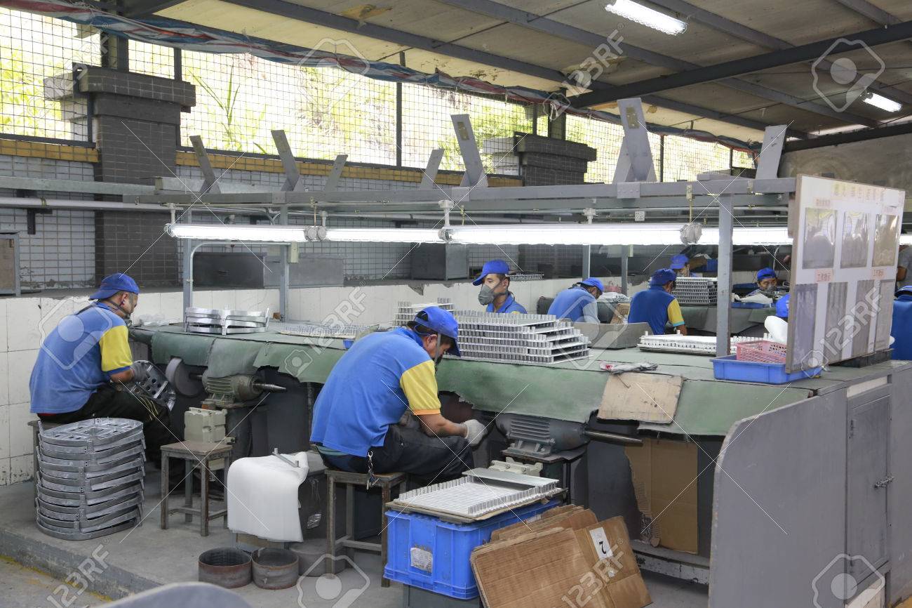 production line workers