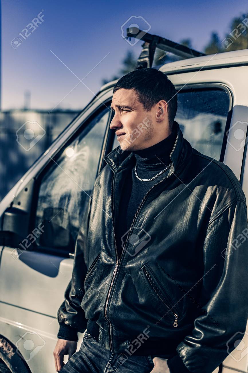 russian leather coat