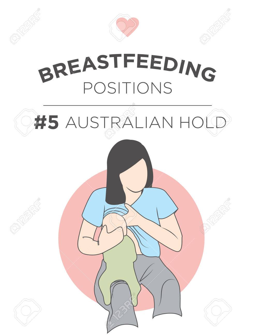 Woman Breastfeeding, Nurturing, or Nursing Her Sweet Newborn Baby in Different Comfortable Medical Positions : Australian Poses Icons - 54669586 Woman Breastfeeding, Nurturing, or Nursing Her Sweet Newborn Baby in Different Comfortable Medical Positions : Australian Poses Icons - 54669586