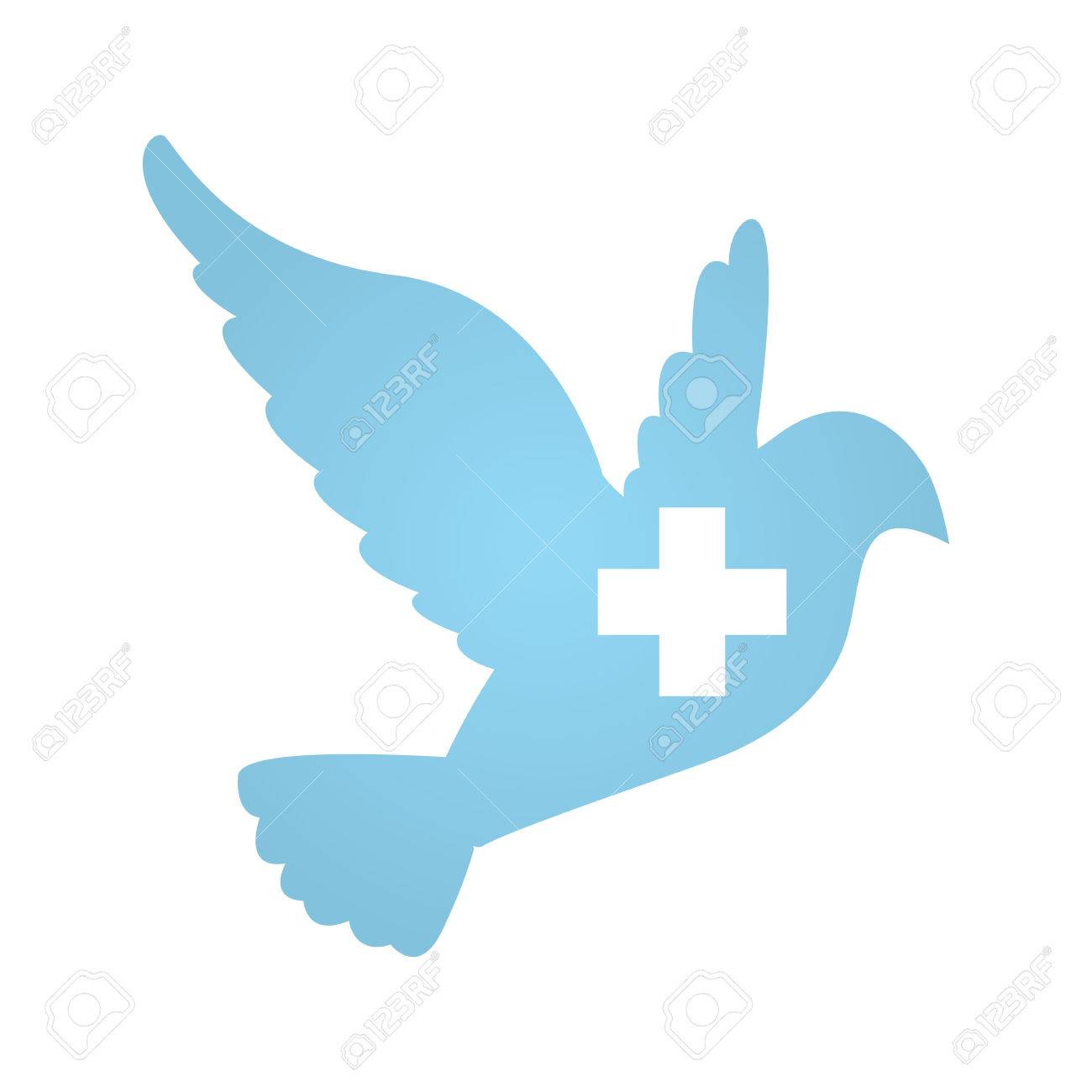 Dove Symbole Médical Paix Don Charité Icône