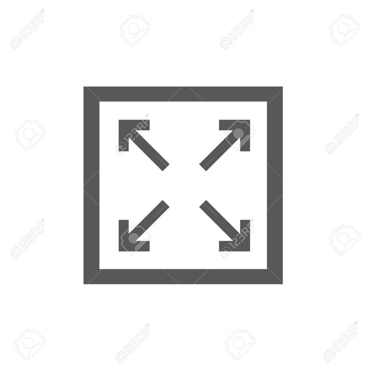 Ui や Ux 高または低解像度画像アイコン のイラスト素材 ベクタ Image