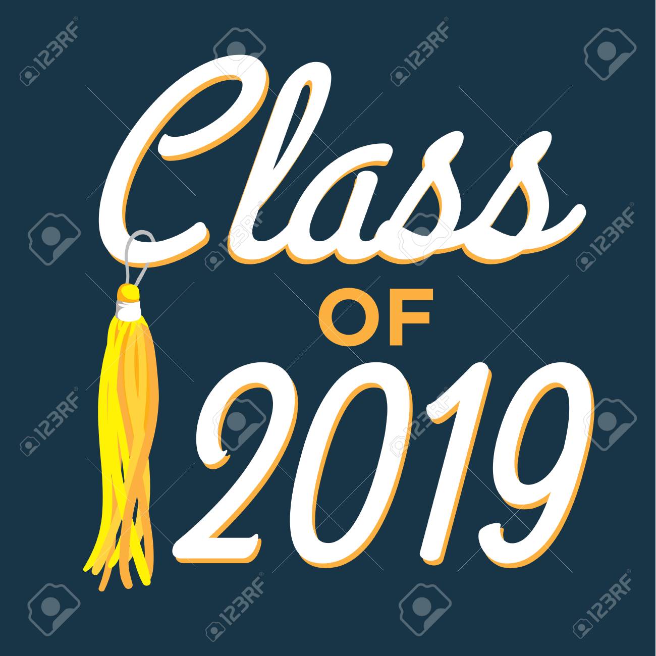 class of 2019 congratulations graduate typography with tassel congradulations graduate