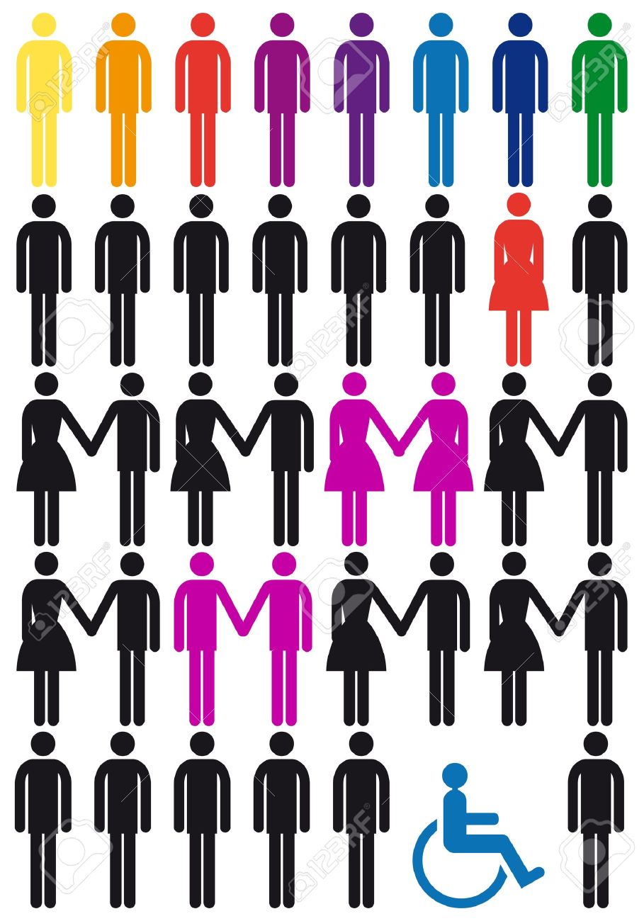 diversity concept, vector people icon set - 12494925 diversity concept, vector people icon set - 12494925