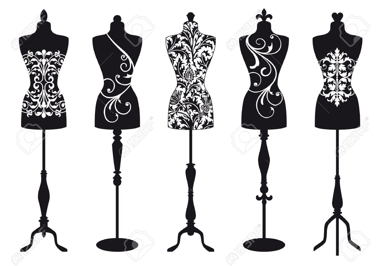 Dress form vector art images Dress form vector art images