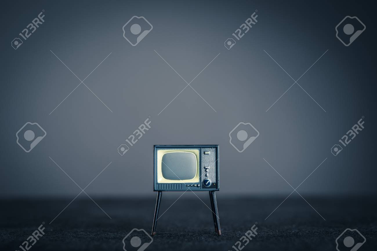 テレビのミニチュア の写真素材 画像素材 Image
