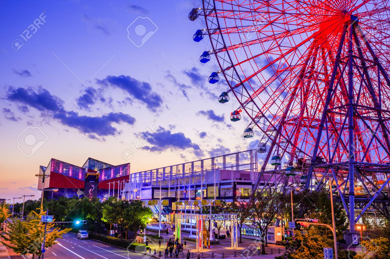 Osaka Japan October 1 18 Tempozan Harbor Village At Osaka Stock Photo Picture And Royalty Free Image Image