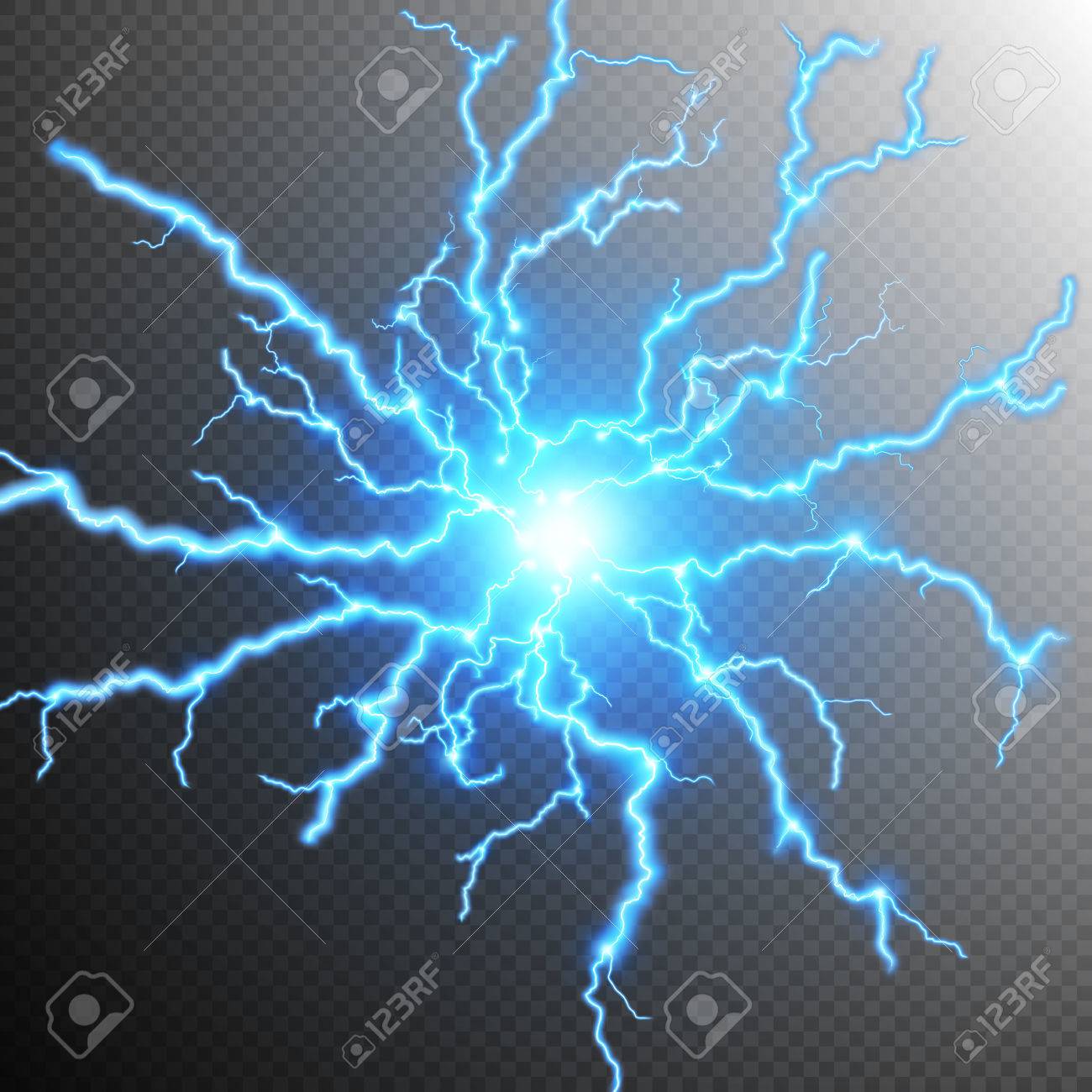 抽象的な雷の嵐背景 のイラスト素材 ベクタ Image