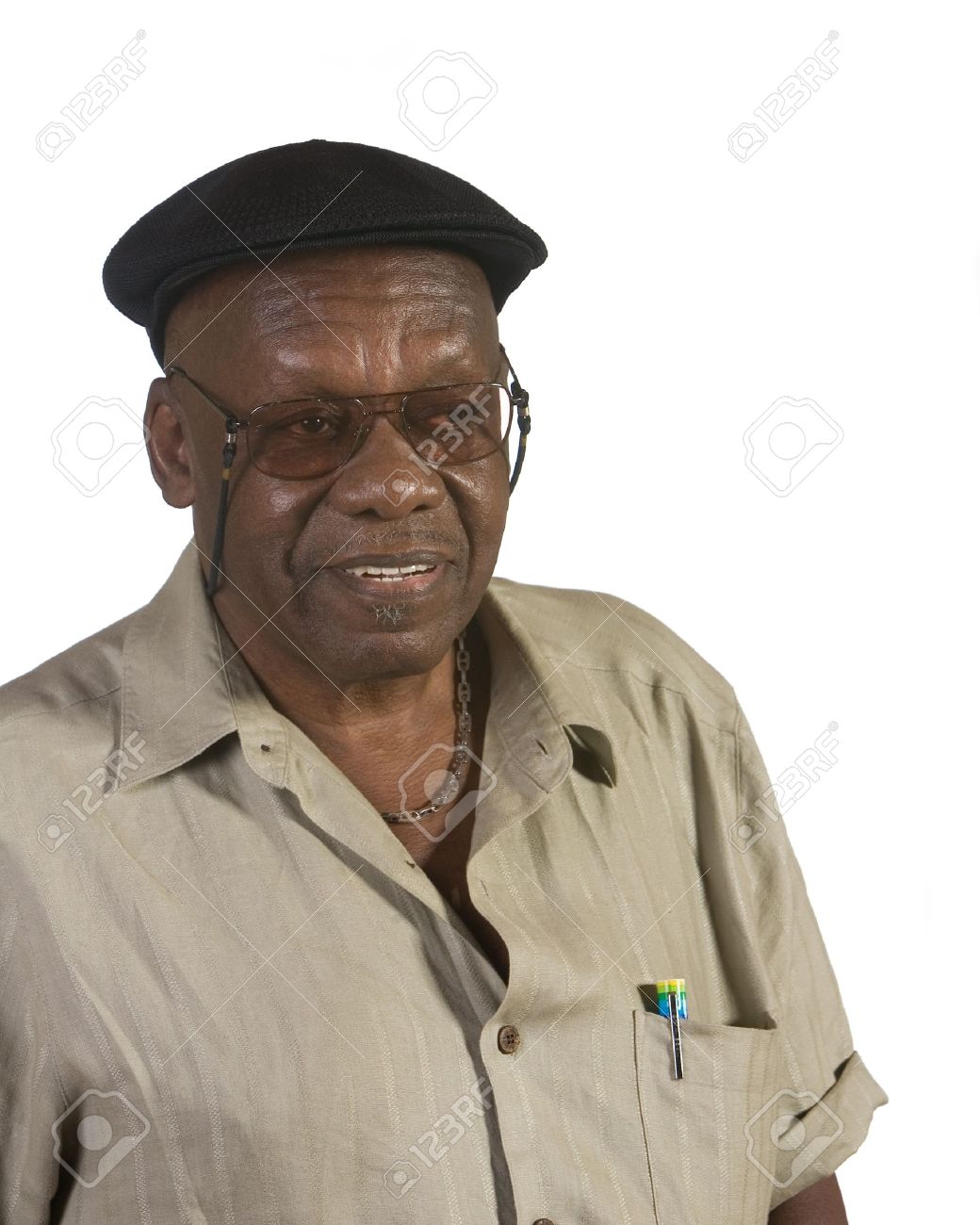 Old African American Man Portrait. Shot Against White Background. Stock  Photo, Picture and Royalty Free Image. Image 9035213.