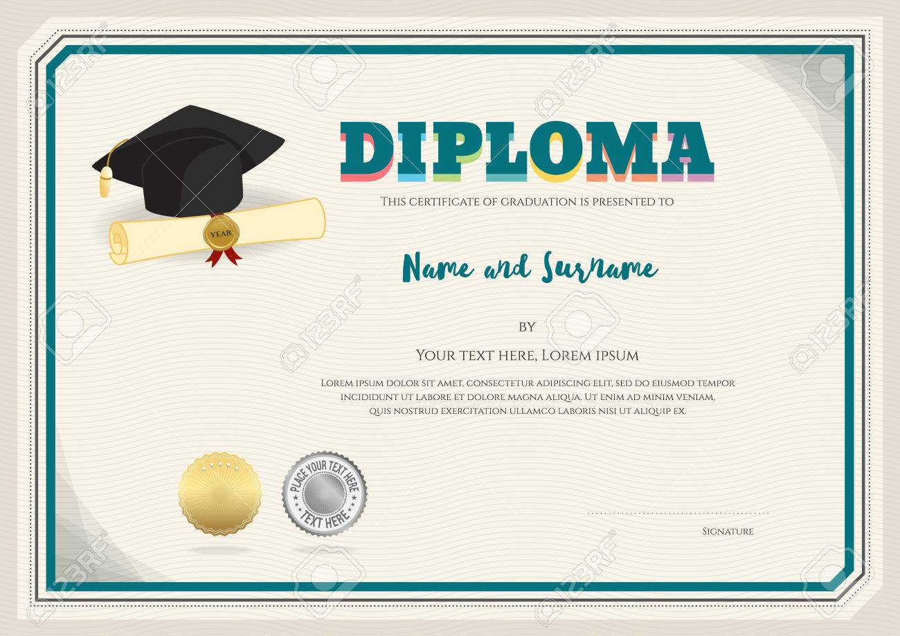 diploma certificate template