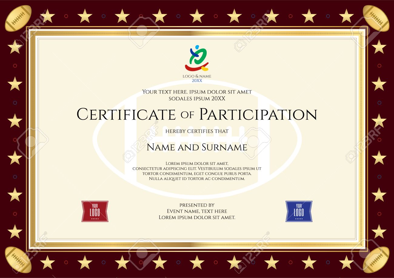 certification of participation