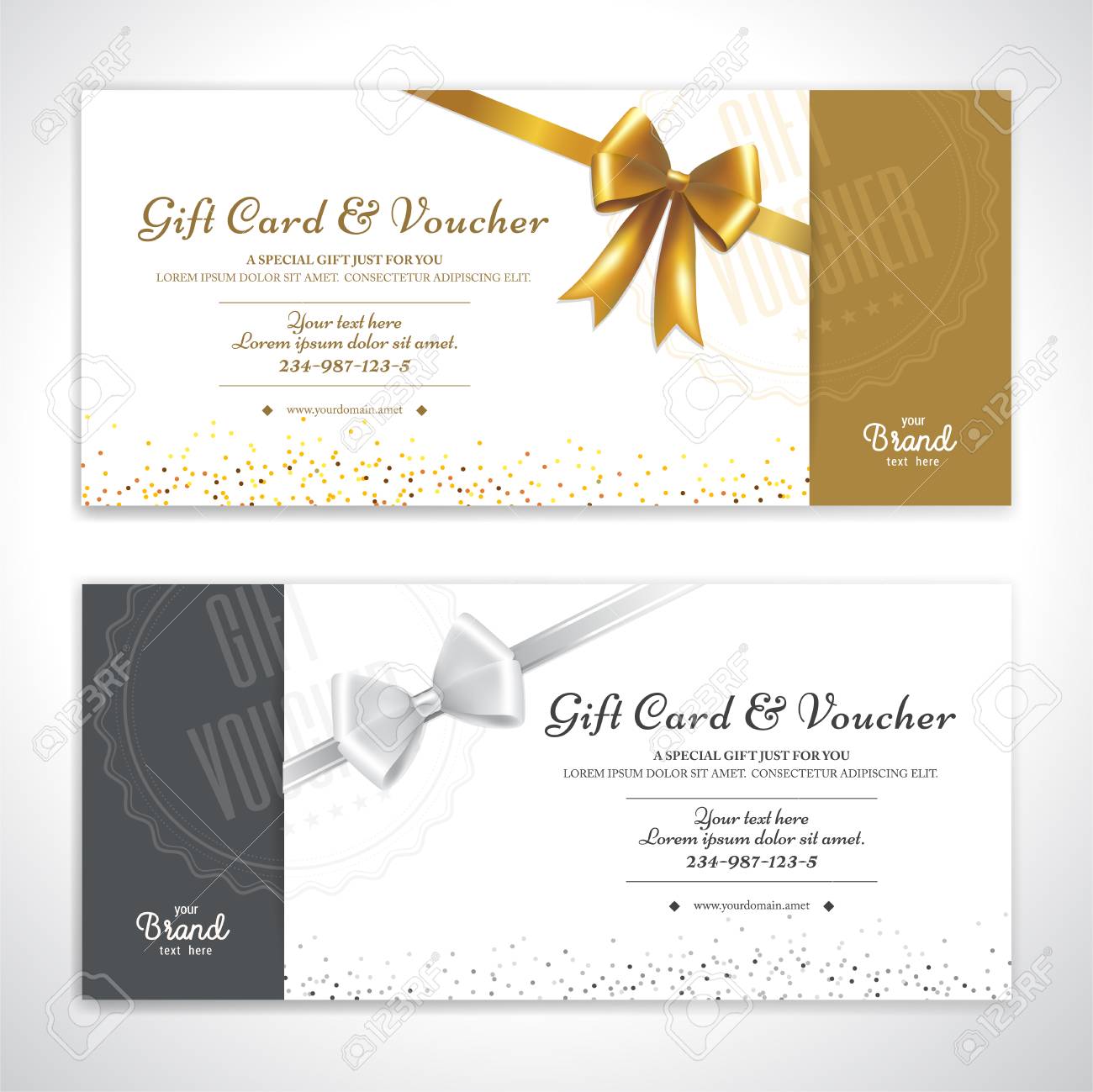 gift certificate voucher gift card or cash coupon template gift card formats