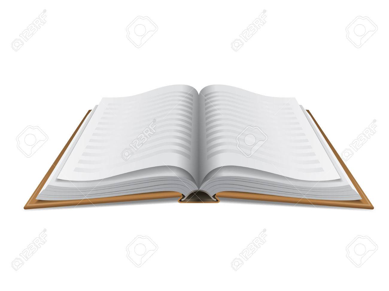 open book hardcover isolated royalty free cliparts vectors and
