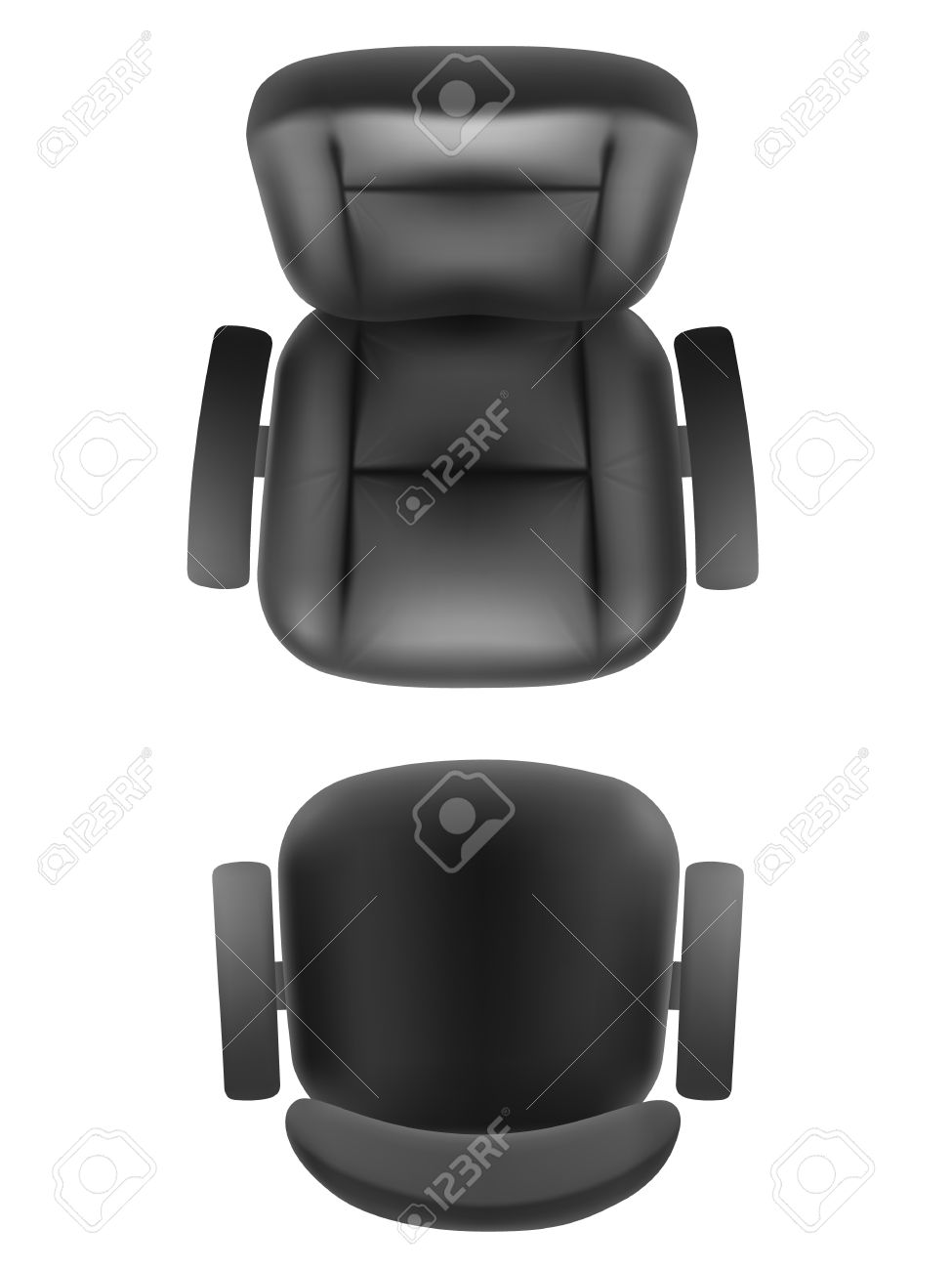 Office Chair And Boss Armchair Top View Realistic, Isolated. Furniture For  Office, Cabinet Or Conference Room Plan. Royalty Free SVG, Cliparts,  Vectors, and Stock Illustration. Image 57014668., image size:975x1300